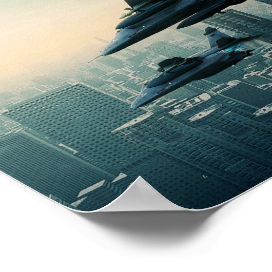 SEPECAT Jaguar-Poster Poster (Ecke)