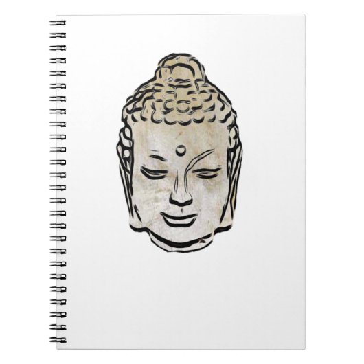 Sephia Buddha Notizblock (Vorderseite)