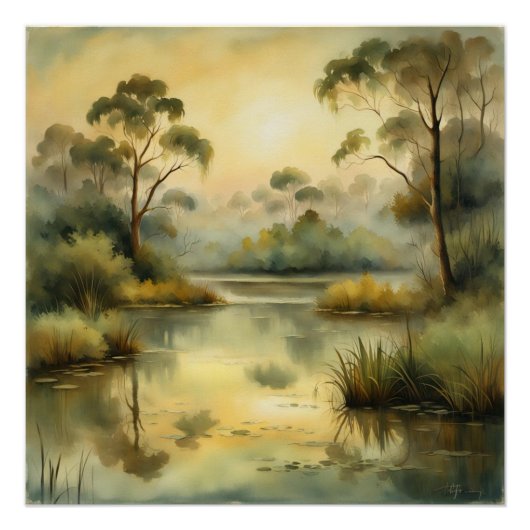 sephia landscape poster (Vorderseite)