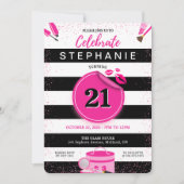 Sephora Thema Geburtstag Einladung (Vorderseite)