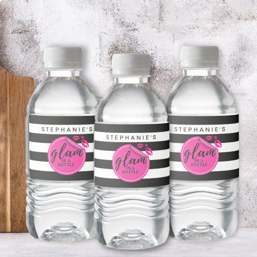 Sephora Theme Water Bottle Labels Wasserflaschenetikett