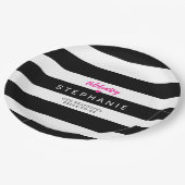 Sephora-Themen-Hochzeitsdusche-Papierplatten Pappteller (Schrägansicht)