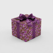 Sepia Abstract Pebble Bean Repeating Pattern Geschenkpapier