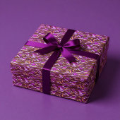 Sepia Abstract Pebble Bean Repeating Pattern Geschenkpapier