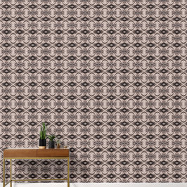 Sepia-ähnliche geometrische S-Size-Muster Tapete