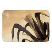 Sepia Aloe Pflanze Badematte (Vorderseite)