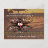 Sepia Alte Rose unter den beruhigenden Wellen Ankündigungspostkarte (Rückseite)