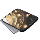 Sepia Architecture Laptopschutzhülle (Vorne Knopf)