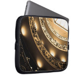 Sepia-Architektur Laptopschutzhülle (Vorne Rechts)