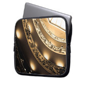 Sepia-Architektur Laptopschutzhülle (Vorderseite Links)