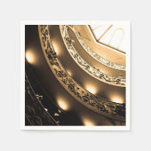 Sepia-Architektur Serviette (Vorderseite)