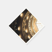 Sepia-Architektur Serviette (Ecke)