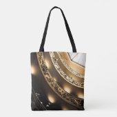 Sepia-Architektur Tasche (Rückseite)