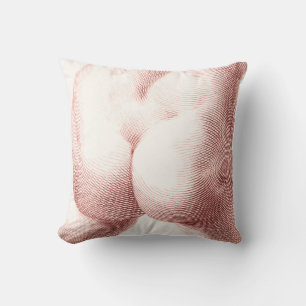 Sepia Artistic Bottom Throw Kissen