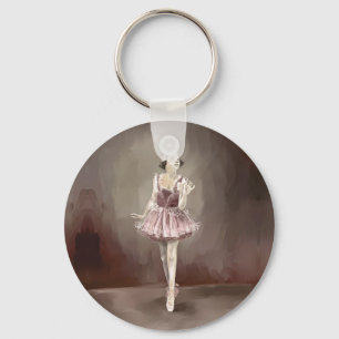 Sepia Ballerina Schlüsselanhänger