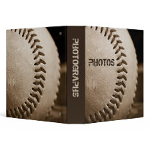 Sepia-Baseball 1,5" Foto-Album