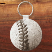 Sepia Baseball Schlüsselanhänger (Vorderseite)