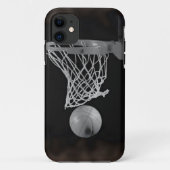 Sepia Basketball Case-Mate iPhone Hülle (Rückseite)