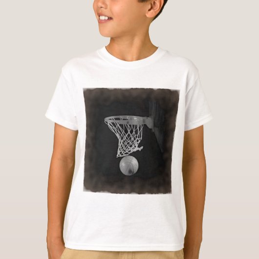 Sepia Basketball T-Shirt (Vorderseite)