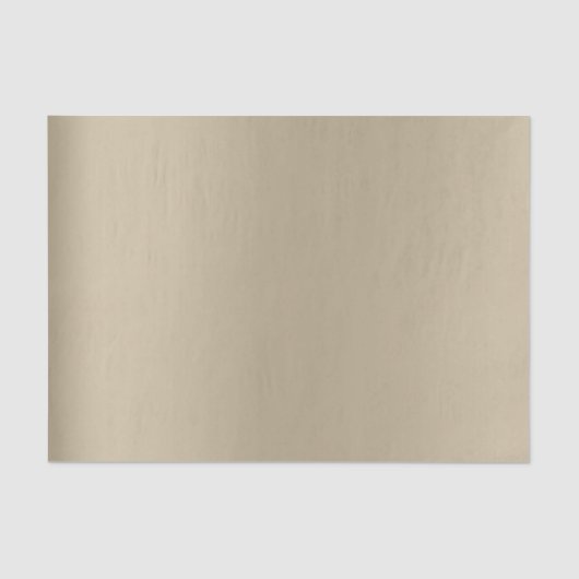 Sepia Beige Gold Blush Metallic Haut Metallic Seidenpapier (Vorderseite)