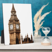 Sepia Big Ben Tower Fotoplatte (Seite)