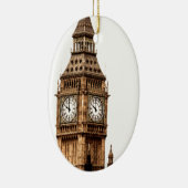 Sepia Big Ben Tower Keramikornament (Rechts)