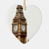 Sepia Big Ben Tower Keramikornament (Rechts)