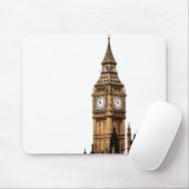 Sepia Big Ben Tower Mousepad (Mit Mouse)
