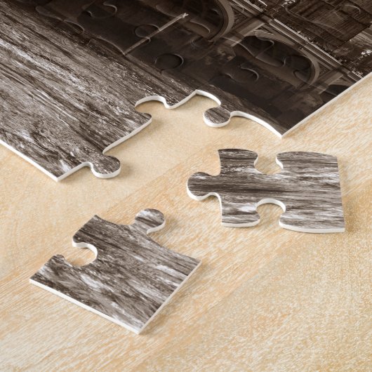 Sepia Big Ben Tower Palace in Westminster Puzzle (Seite)