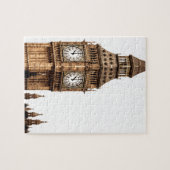 Sepia Big Ben Tower Puzzle (Horizontal)