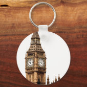 Sepia Big Ben Tower Schlüsselanhänger (Vorderseite)