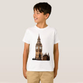 Sepia Big Ben Tower T-Shirt (Vorne ganz)