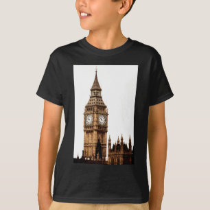 Sepia Big Ben Tower T-Shirt
