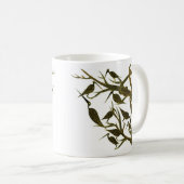 Sepia Birds Mug Kaffeetasse (VorderseiteRechts)