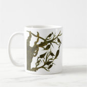 Sepia Birds Mug Kaffeetasse (Links)