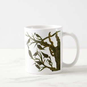 Sepia Birds Mug Kaffeetasse