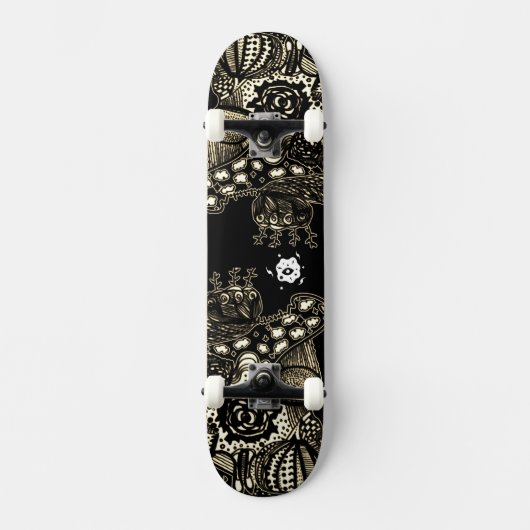 Sepia Black Skateboard (Vorderseite)