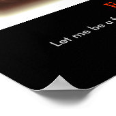 Sepia Black Unique Motivierend Wolf Howls drucken Poster (Ecke)