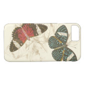 Sepia Blätter mit bunten Schmetterlingen Case-Mate iPhone Hülle (Rückseite (Horizontal))