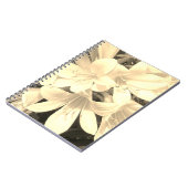 Sepia Blooms Notizblock (Linke Seite)