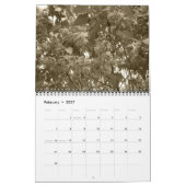 Sepia-Blume-Kalender Kalender (Feb 2027)