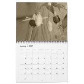 Sepia-Blume-Kalender Kalender (Jan 2027)