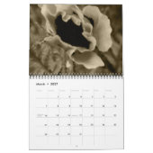 Sepia-Blume-Kalender Kalender (Mär 2027)