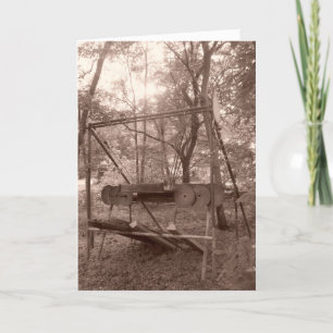 "Sepia Boatlift" Dankeschön Karte