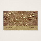 Sepia Brown Daisy Blume Art (Rückseite)