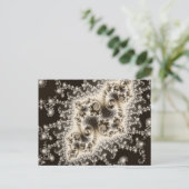 Sepia Brown Jellyfish Postkarte (Stehend Vorderseite)