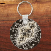 Sepia Brown Jellyfish Schlüsselanhänger (Vorderseite)