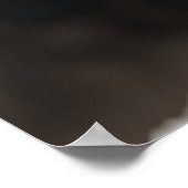 Sepia Brownes Tones Basketball Artwork Poster (Ecke)