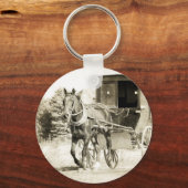 Sepia Buggy Schlüsselanhänger (Vorderseite)