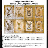 Sepia Bunny Artwork, Easter Crafts EV3L Decoupage Seidenpapier